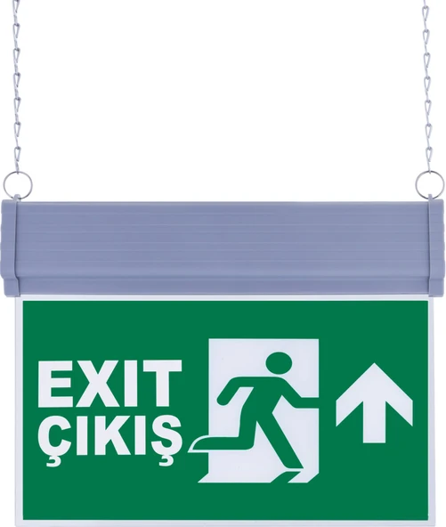 SG051-Y2 Çift Yönlü Acil Yönlendirme Armatürü (Zincirli) Exit Çıkış Yukarı ürün görseli 1