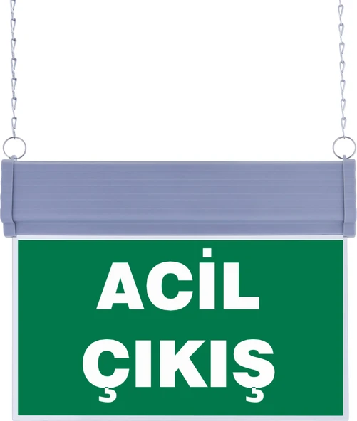 SG051-D3 Çift Yönlü Acil Yönlendirme Armatürü (Zincirli) Acil Çıkış ürün görseli 1