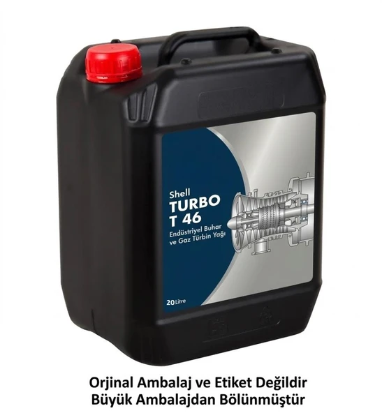 SHELL TURBO T 46 BIDON 20 LITRE-TÜRBIN YAGI ürün görseli 1