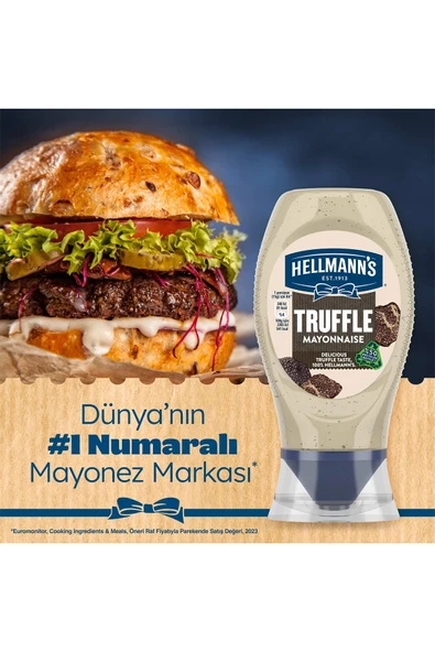 Hellmann's Trüflü Mayonez 235g Acılı Mayonez 230g - Resim 3