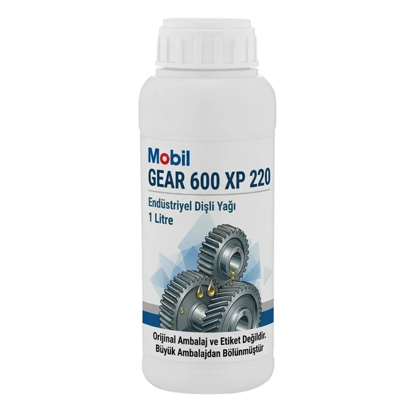 MOBİL GEAR 600 XP 220 DİŞLİ YAĞI - 1 LİTRE ürün görseli 1
