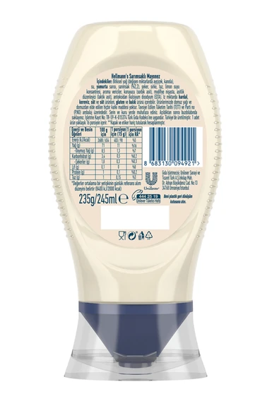 Hellmann's Sarımsaklı Mayonez 235 gr - Resim 5