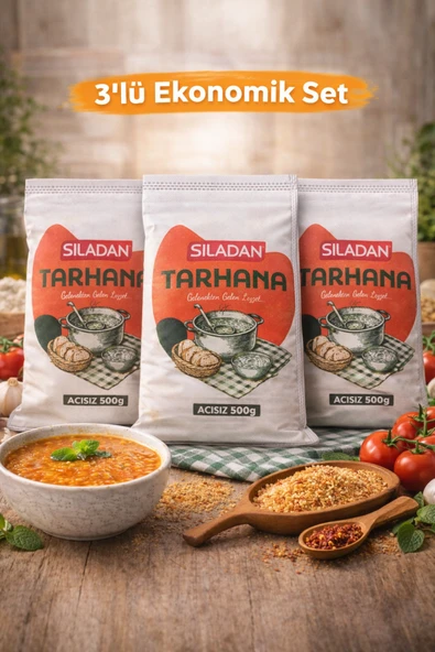Sıladan Geleneksel Acısız Tarhana 500 gr x 3 Adet ürün görseli 1
