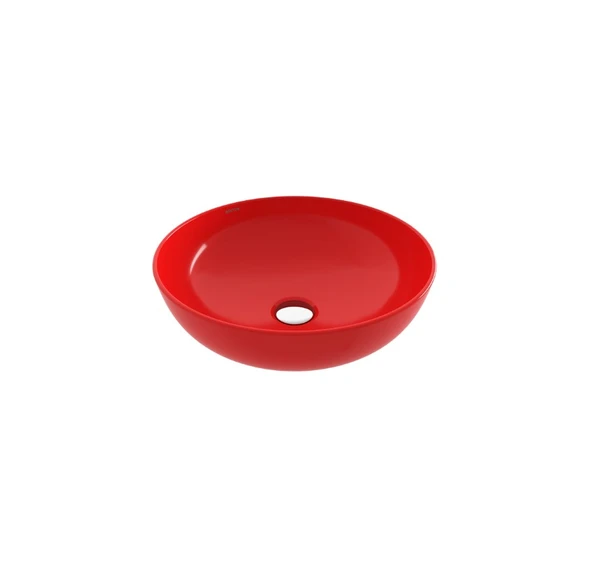 Bocchi Slim Line Yuvarlak Lavabo 38 cm P KIRMIZI 1494-019-0125 ürün görseli 1
