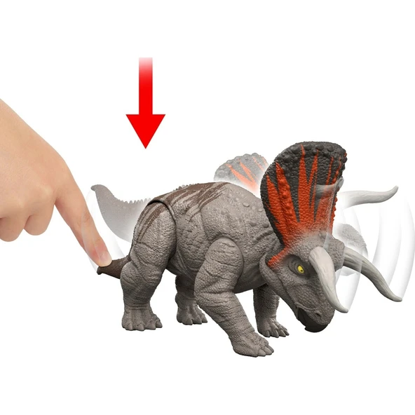 Jurassic World Zuniceratops Strike Action-JGB79 - Resim 4