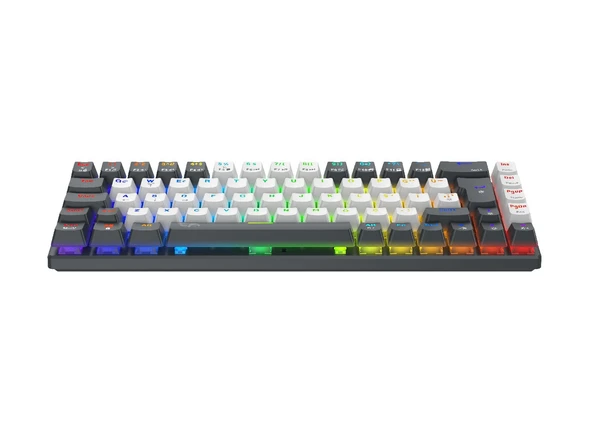 GAMEAGLE STRIKE COMPACT MK-69X1ABB MEKANİK KABLOLU KLAVYE BLUE SWITCH - Resim 4