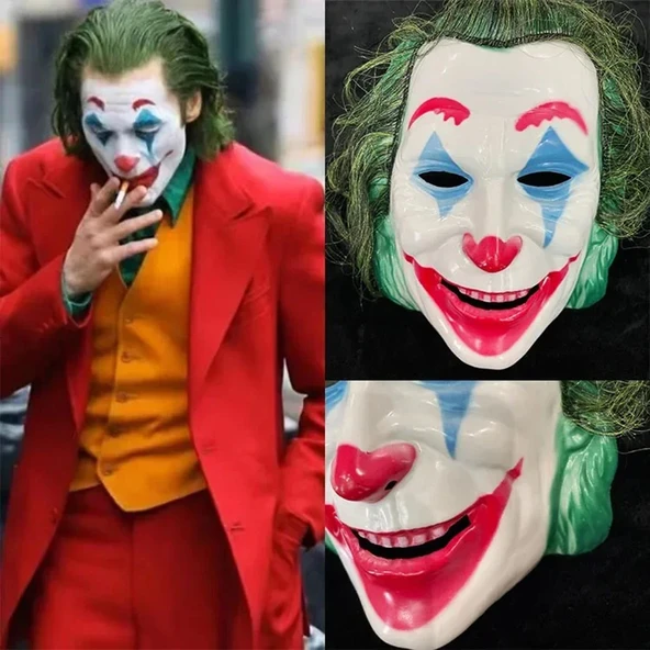 Joaquin Phoenix Joker Maskesi Yeşil lı ürün görseli 1