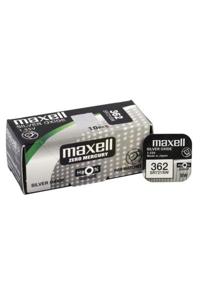 Maxell Sr721sw 362 Saat Ve Cihaz Pili - 10 Adet ürün görseli 1