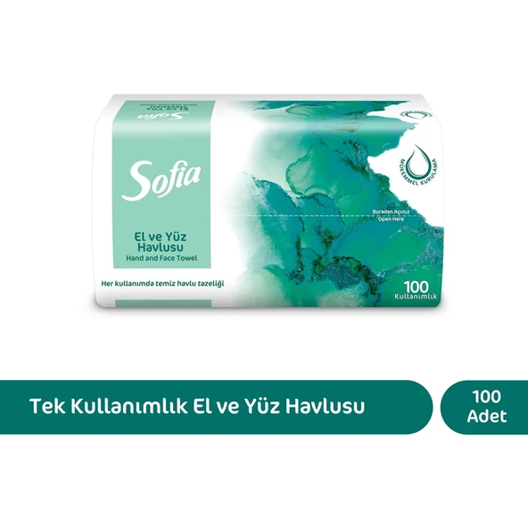 Sofia El ve Yüz Havlusu 100'lü ürün görseli 1