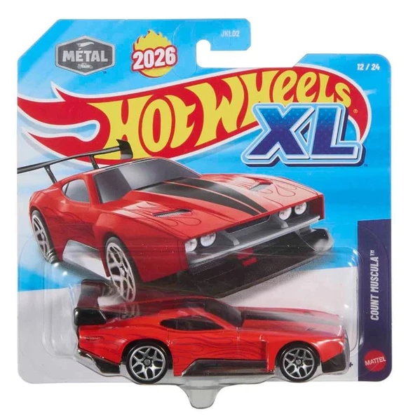 Hot Wheels XL Diecast Araba Tekli Paket 1:43 Count Muscula JKL14 ürün görseli 1