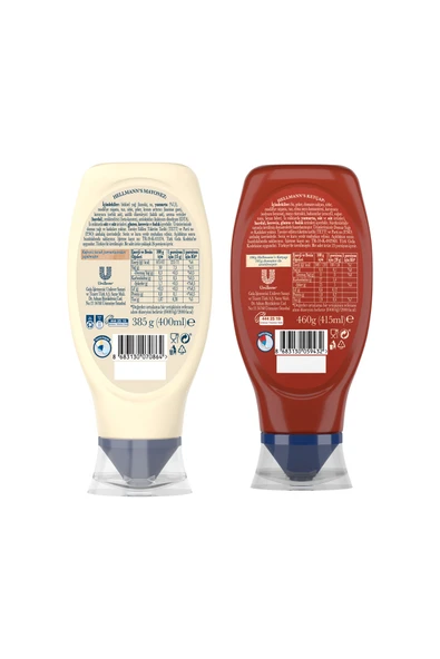 Hellmann's Mayonez 385g Ketçap 460g - Resim 8