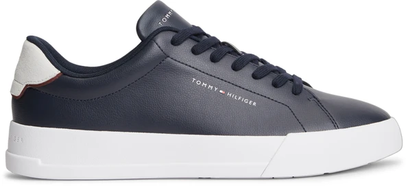 Tommy Hilfiger   TH COURT LTH DETAIL ESS Erkek Mavi Sneakers - FM0FM05367 ürün görseli 1