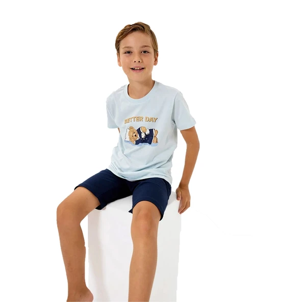 RolyPoly RP3817-C Erkek Çocuk Yazlık Bermuda Takım ürün görseli 1