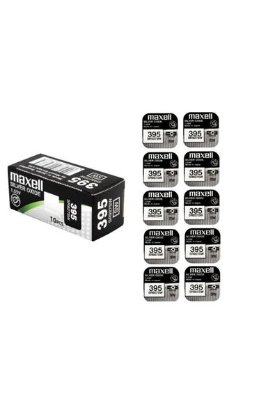 Maxell Sr927sw 395/399 Saat Ve Cihaz Pili - 10 Adet ürün görseli 1