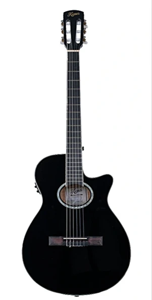 KOZMOS KCG-35CET-BK Elektro Klasik Gitar Siyah ürün görseli 1