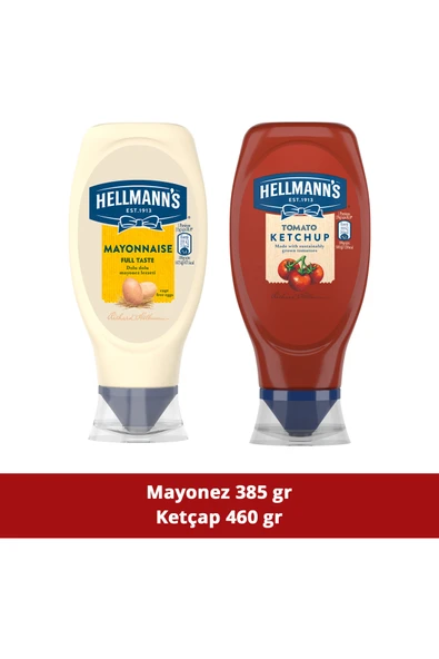Hellmann's Mayonez 385g Ketçap 460g ürün görseli 1