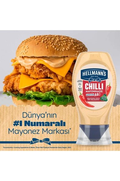 Hellmann's Acılı Mayonez 230g X 2 Adet - Resim 3