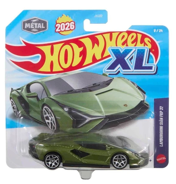 Hot Wheels XL Diecast Araba Tekli Paket 1:43 Lamborghini Sian Fkp 37 JKL07 ürün görseli 1