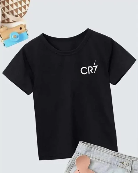 Erkek Çocuk Baskılı T-Shirt - Siyah ürün görseli 1