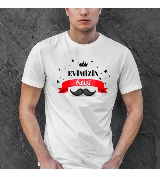 Babalar Günü Baskılı T-shirt - Beyaz ürün görseli 1