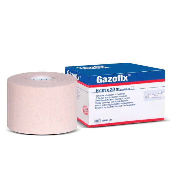 Gazofix 6cm x20m LF Bsn Fiksasyon Bandajı Ten ürün görseli 1