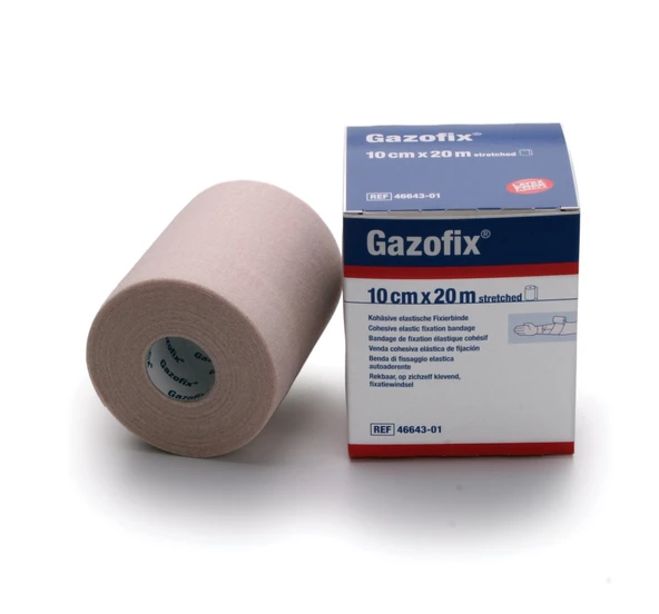 Gazofix 10cm x20m LF Bsn Fiksasyon Bandajı Ten ürün görseli 1