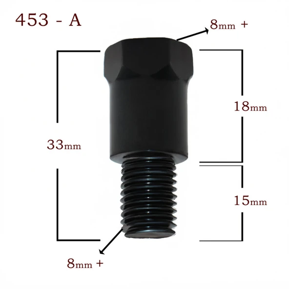 HSB-453-AAYNA DÖNÜŞTÜRÜCÜ APARAT 8MM+ / 8MM+ ürün görseli 1