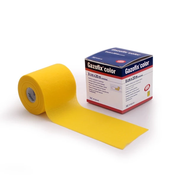 Gazofix Color 8cm x20m LF Bsn Fiksasyon Bandajı Sarı ürün görseli 1