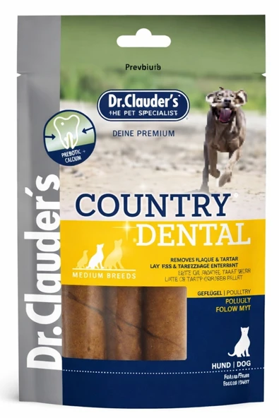 Dr. Clauders Country Dental Tavuklu Köpek Ödülü 120 gr ürün görseli 1
