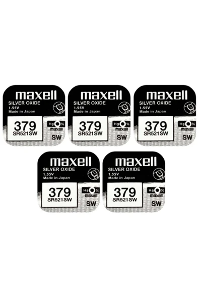 Maxell Sr521sw 379 Saat Ve Cihaz Pili - 5 Adet ürün görseli 1
