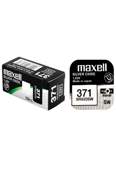 Maxell Sr920sw 371 Saat Ve Cihaz Pili - 1 Adet ürün görseli 1