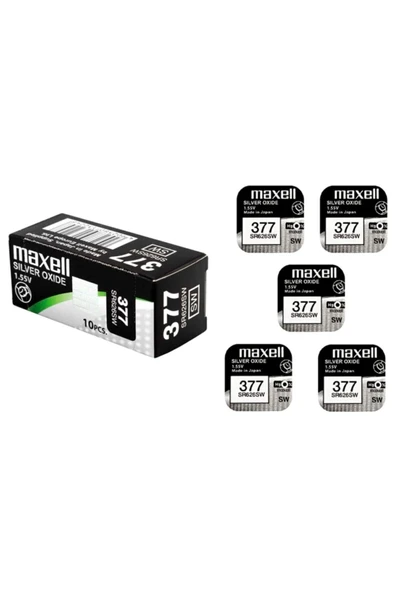 Maxell Sr626sw 377 Saat Ve Cihaz Pili - 5 Adet ürün görseli 1