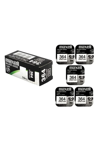 Maxell Sr621sw 364 Saat Ve Cihaz Pili - 5 Adet ürün görseli 1