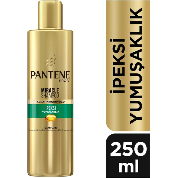 Pantene Şampuan Ipeksi Yumuşaklık Keratin Koruyuculu 250 Ml, Kuru, Mat ve Elektriklenmeye Eğilimli Saçlar Için ürün görseli 1