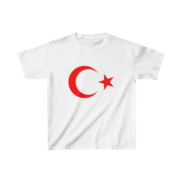 Çocuk Unisex Baskılı T-Shirt - Beyaz P250678S3157 ürün görseli 1
