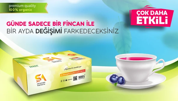 Hhs Sa 30'lu Bitkisel Diyet & Detoks Çayı Form Çayı - Resim 4