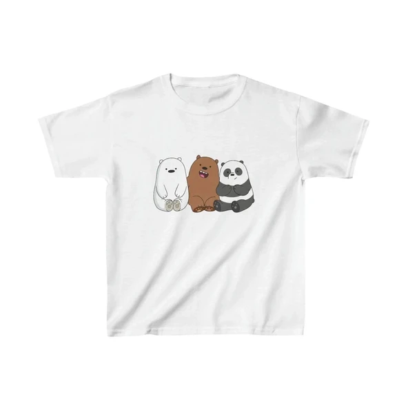 Çocuk Unisex Baskılı T-Shirt - Beyaz P250666S645 ürün görseli 1