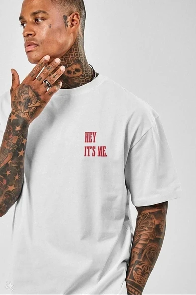 Erkek Baskılı T-Shirt Kısa Kol Bisiklet Yaka Regular Fit Rahat Kalıp Tişört -  Beyaz P250725S5882 ürün görseli 1