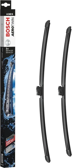 BOSCH Aerotwin Silecek Seti Mercedes E Serisi W213 (2016-2023), GLB (2020-2025), EQB (2023-2025) 600/550 mm A242S 3397014242 ürün görseli 1