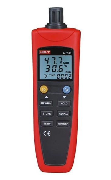 UNI-T USB Bağlantılı Ortam Sıcaklık ve Nem Ölçer - UT331 ürün görseli 1