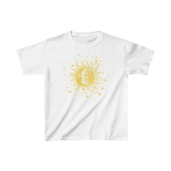 Çocuk Unisex Baskılı T-Shirt - Beyaz P250670S7216 ürün görseli 1