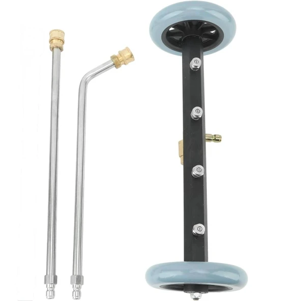 EtaShop 4 Nozullu Araç Altı Yıkama Aparatı  5000 PSI Paslanmaz Çelik Alt Takım Temizleyici, Basınçlı Yıkama Makinesi Uyu ürün görseli 1