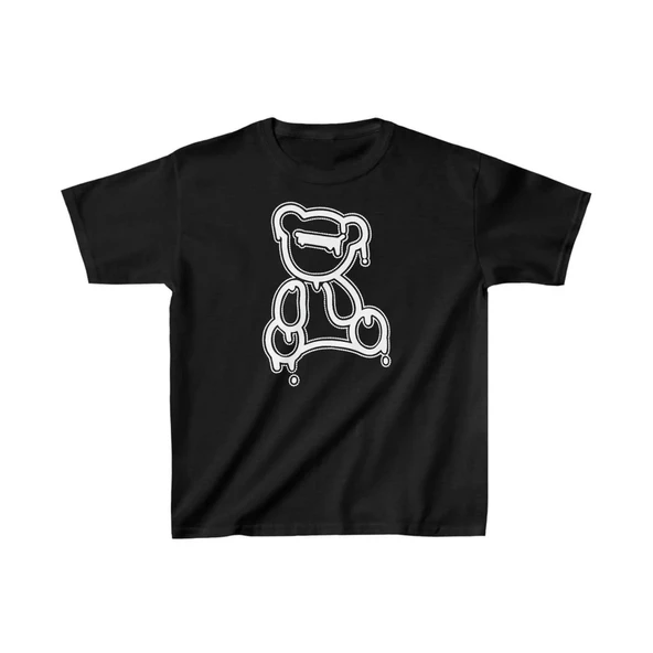 Çocuk Unisex Baskılı T-Shirt - Siyah P250674S3784 ürün görseli 1