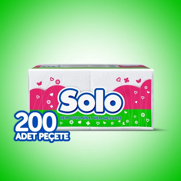 Solo Peçete 200'lü x 4'lü - Resim 2