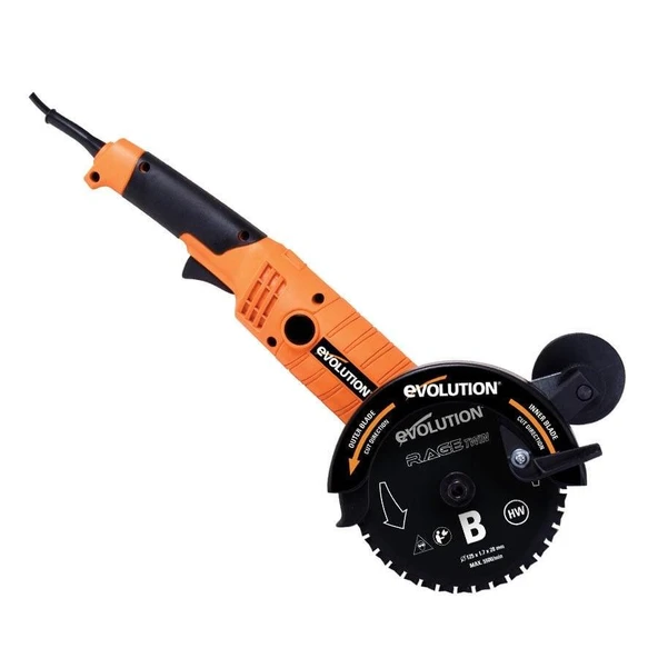EVOLUTİON RAGETWIN Çift Bıçaklı Kesici 4500 Rpm - Resim 3