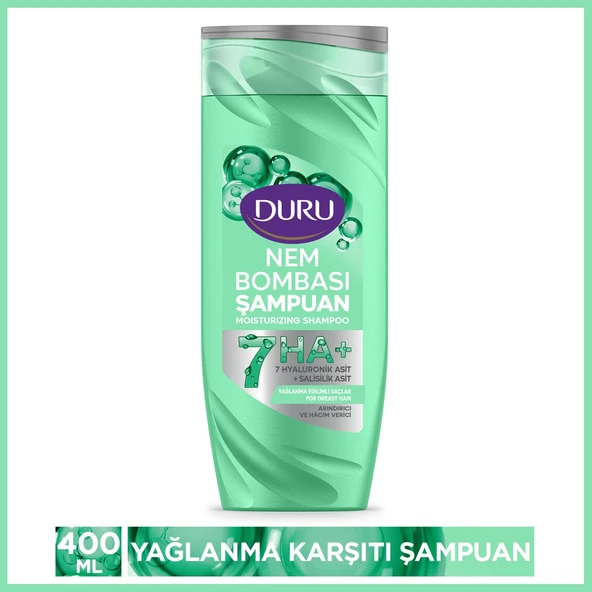 Duru Nem Bombası Yağlanma Eğilimli Saçlar Için Arındırıcı ve Hacim Verici Şampuan 400 Ml ürün görseli 1