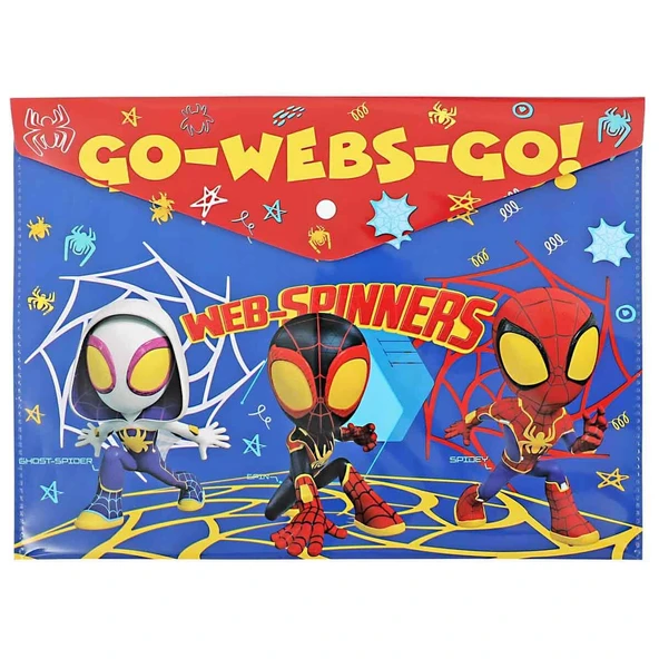 Disney Spiderman Çıtçıt Dosya Webs (12 Li Paket) ürün görseli 1