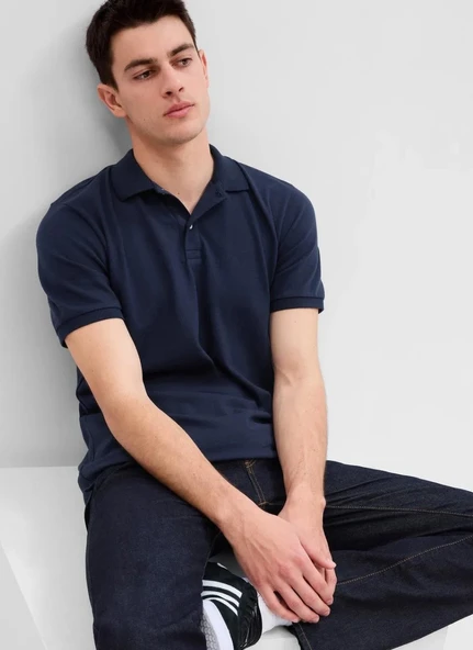Gap Pike Polo Yaka T-Shirt 5505310 Kısa Kol Tişört Erkek T-Shirt ürün görseli 1