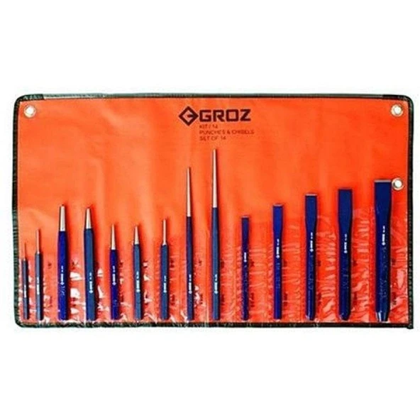 Groz KIT/14/ST Pim Zımba ve Keski Takımı 14'lü ürün görseli 1