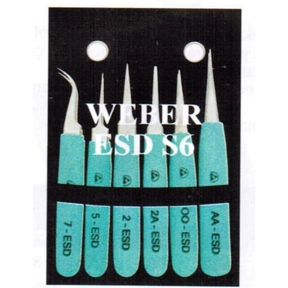 Weber ESD NT-SET6 Cımbız Penset Set 6 Parça ürün görseli 1